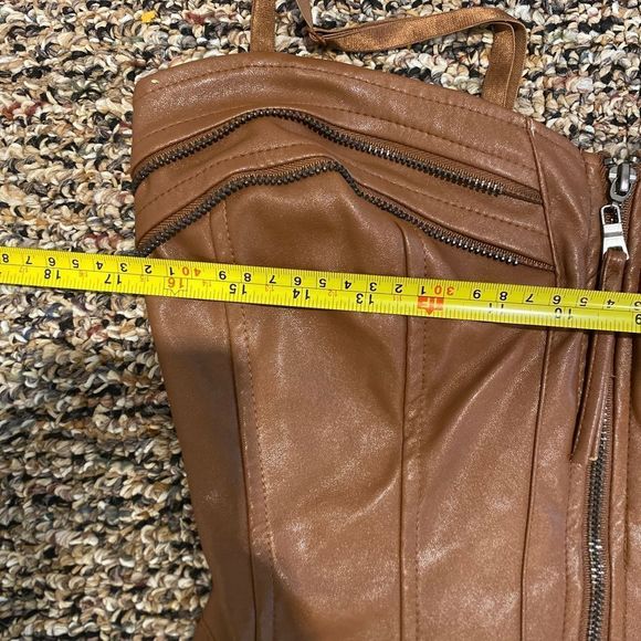 Brown Leather Skirt Set - Picture 7 of 8